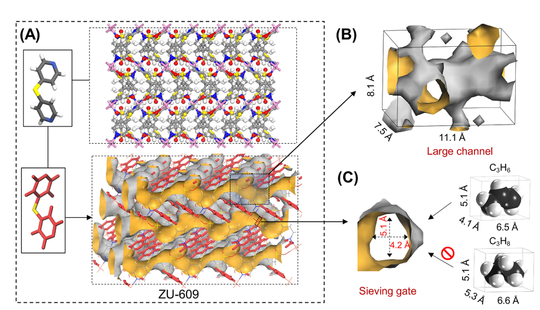 Structure of ZU-609.
